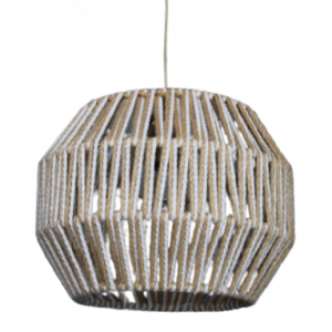 Κρεμαστό φωτιστικό με σχοινιά Ε27 μονόφωτο