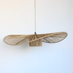 Κρεμαστό φωτιστικό με σχοινιά σχήμα καπέλο
