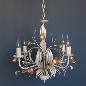 Κρεμαστό φωτιστικό 4 φώτα με διακοσμητικά κλαδιά