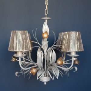 Κρεμαστό φωτιστικό 4 φώτα με διακοσμητικά κλαδιά