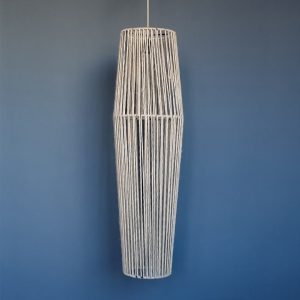 Κρεμαστό φωτιστικό μονόφωτο Ε27 με σχοινιά