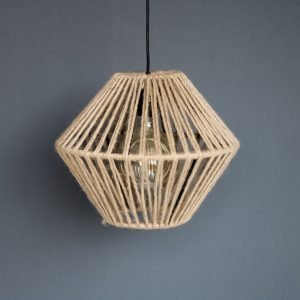 Κρεμαστό φωτιστικό Ε27 μονόφωτο με σχοινιά