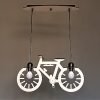Παιδικό φωτιστικό κρεμαστό ξύλινο σχήμα ποδήλατο