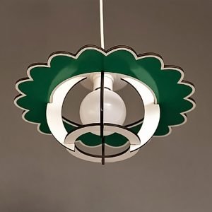 Παιδικό φωτιστικό κρεμαστό ξύλινο λουλούδι