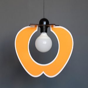 Παιδικό φωτιστικό κρεμαστό ξύλινο σχήμα μήλο