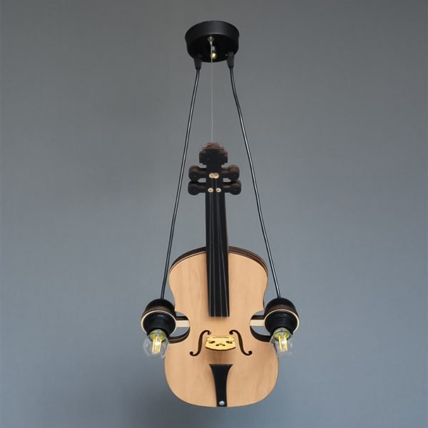 Φωτιστικό κρεμαστό βιολί 2 φώτα Ε14