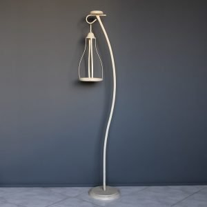 Μεταλλικό κηροπήγιο επιδαπέδιο φωτιστικό