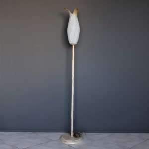 Επιδαπέδιο φωτιστικό μεταλλικό με φυσητό γυαλί