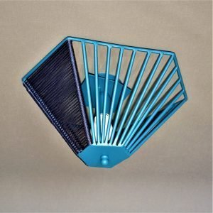 Aιγαιοπελαγίτικη πλαφονιέρα οροφής σε μπλε χρώμα