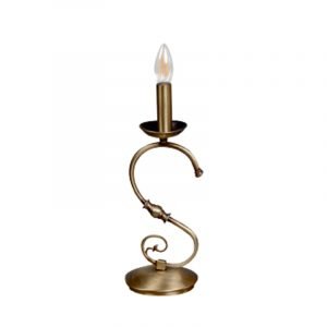 Επιτραπέζιο φωτιστικό από οξυντέ μέταλλο