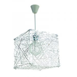 Κρεμαστό φωτιστικό από διάφανο plexiglass