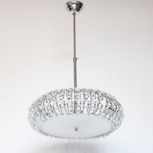 Φωτιστικό οροφής εξάφωτο με κρύσταλλα