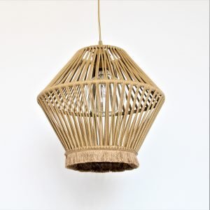Μονόφωτο φωτιστικό οροφής από σχοινί