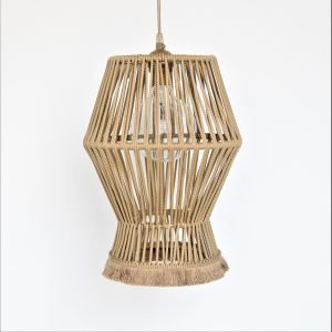 Μονόφωτο φωτιστικό οροφής από σχοινί